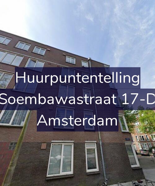 Foto gevel Huurpuntentelling voor Soembawastraat 17-D, Amsterdam