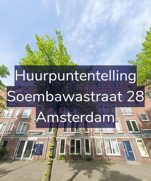 Foto gevel Huurpuntentelling voor Soembawastraat 28, Amsterdam