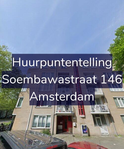 Foto gevel Huurpuntentelling voor Soembawastraat 146, Amsterdam