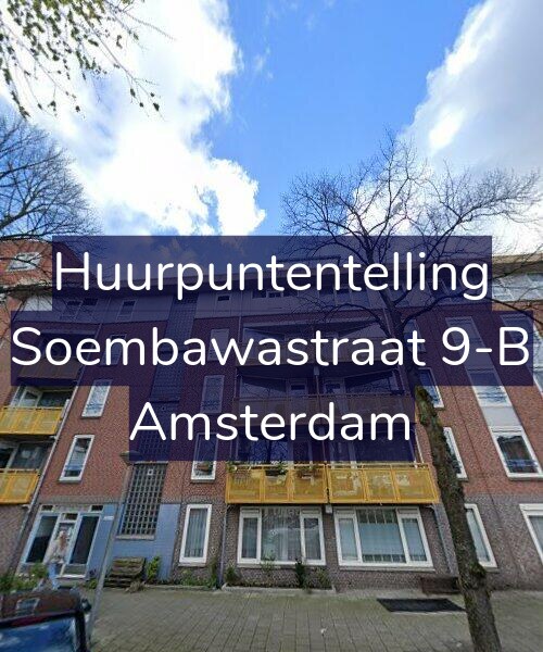 Foto gevel Huurpuntentelling voor Soembawastraat 9-B, Amsterdam