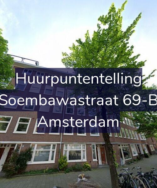 Foto gevel Huurpuntentelling voor Soembawastraat 69-B, Amsterdam