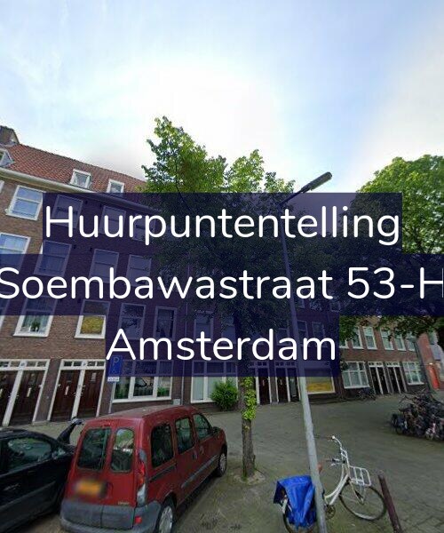 Foto gevel Huurpuntentelling voor Soembawastraat 53-H, Amsterdam