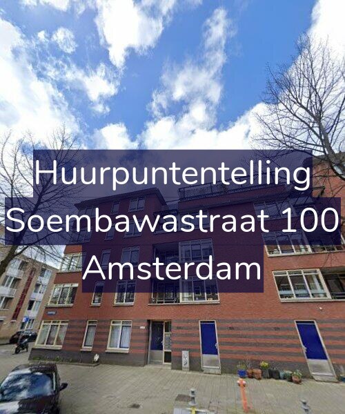 Foto gevel Huurpuntentelling voor Soembawastraat 100, Amsterdam