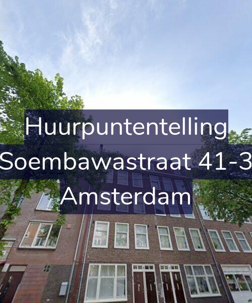 Foto gevel Huurpuntentelling voor Soembawastraat 41-3, Amsterdam