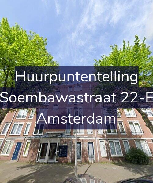 Foto gevel Huurpuntentelling voor Soembawastraat 22-E, Amsterdam