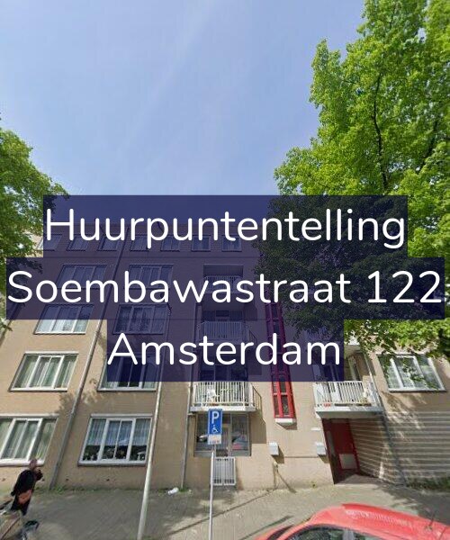 Foto gevel Huurpuntentelling voor Soembawastraat 122, Amsterdam