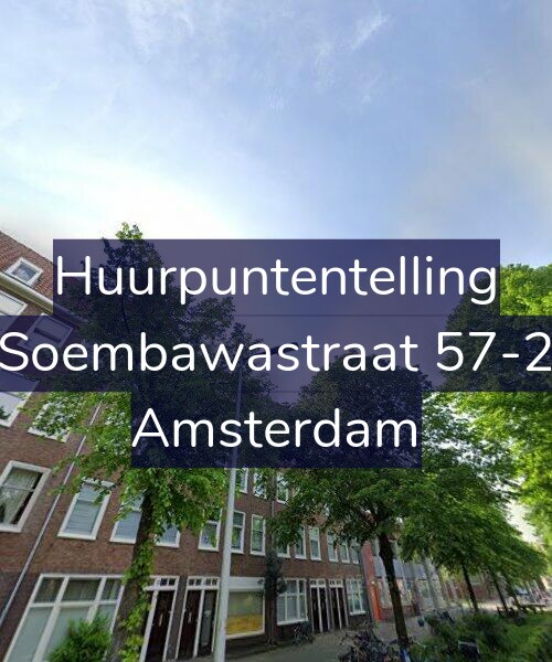 Foto gevel Huurpuntentelling voor Soembawastraat 57-2, Amsterdam