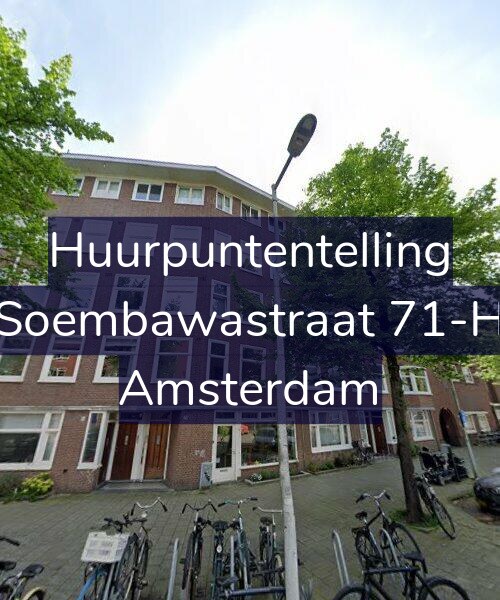 Foto gevel Huurpuntentelling voor Soembawastraat 71-H, Amsterdam