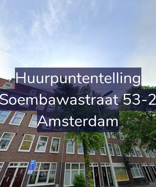 Foto gevel Huurpuntentelling voor Soembawastraat 53-2, Amsterdam