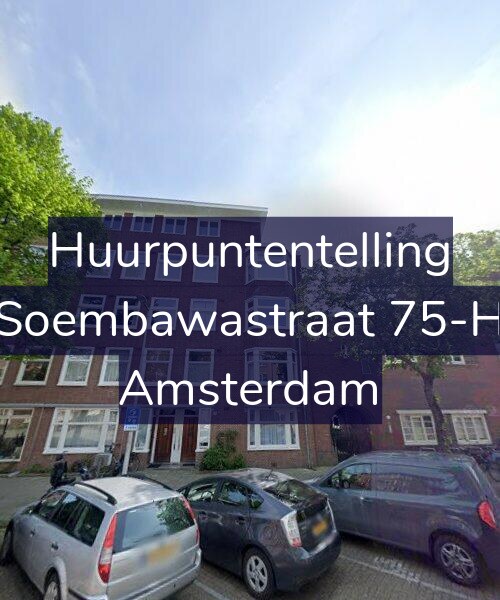 Foto gevel Huurpuntentelling voor Soembawastraat 75-H, Amsterdam
