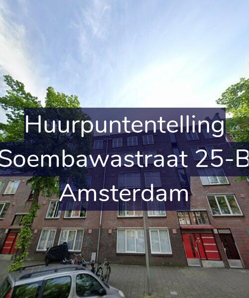 Foto gevel Huurpuntentelling voor Soembawastraat 25-B, Amsterdam