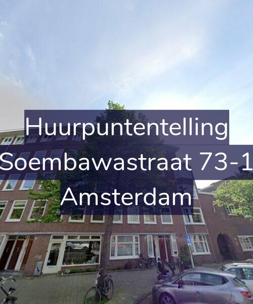 Foto gevel Huurpuntentelling voor Soembawastraat 73-1, Amsterdam