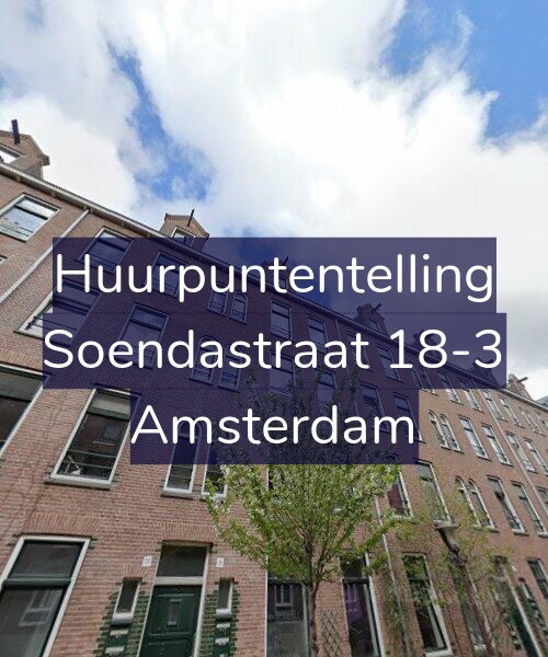 Foto gevel Huurpuntentelling voor Soendastraat 18-3, Amsterdam