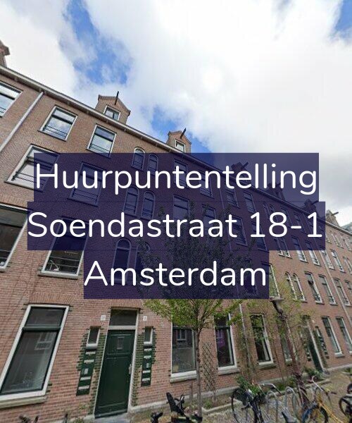 Foto gevel Huurpuntentelling voor Soendastraat 18-1, Amsterdam