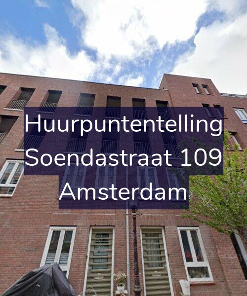 Foto gevel Huurpuntentelling voor Soendastraat 109, Amsterdam