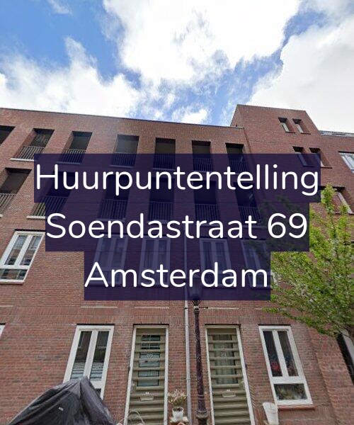 Foto gevel Huurpuntentelling voor Soendastraat 69, Amsterdam