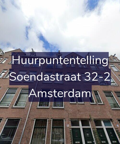 Foto gevel Huurpuntentelling voor Soendastraat 32-2, Amsterdam
