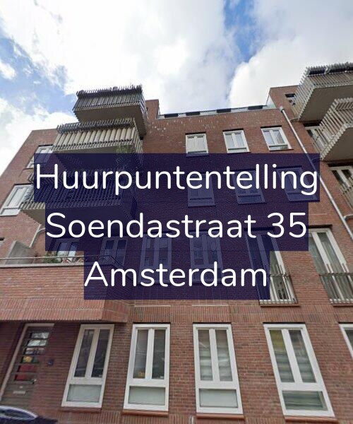 Foto gevel Huurpuntentelling voor Soendastraat 35, Amsterdam