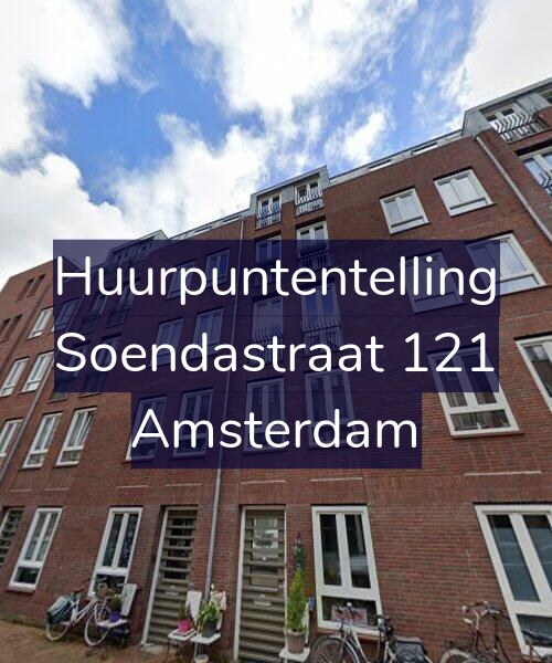 Foto gevel Huurpuntentelling voor Soendastraat 121, Amsterdam