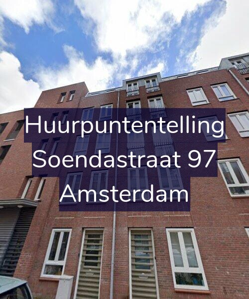 Foto gevel Huurpuntentelling voor Soendastraat 97, Amsterdam