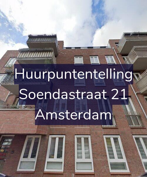 Foto gevel Huurpuntentelling voor Soendastraat 21, Amsterdam