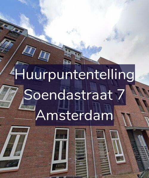 Foto gevel Huurpuntentelling voor Soendastraat 7, Amsterdam