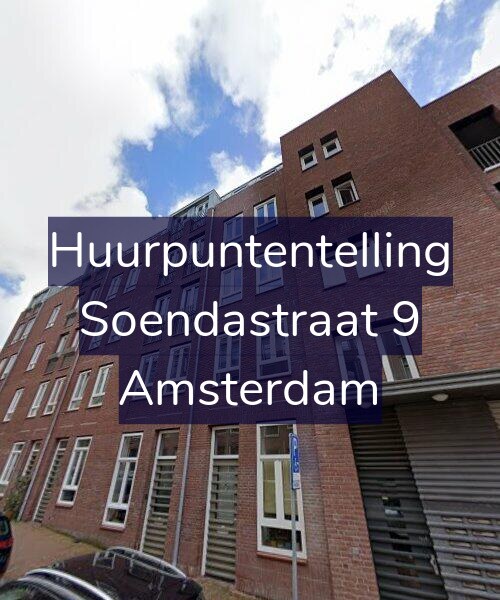 Foto gevel Huurpuntentelling voor Soendastraat 9, Amsterdam
