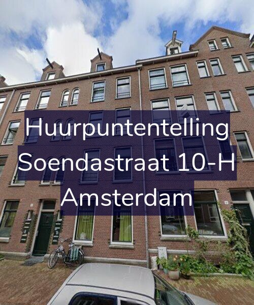 Foto gevel Huurpuntentelling voor Soendastraat 10-H, Amsterdam