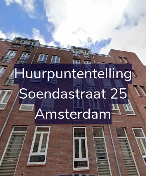 Foto gevel Huurpuntentelling voor Soendastraat 25, Amsterdam