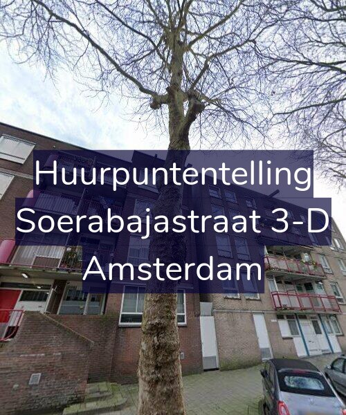 Foto gevel Huurpuntentelling voor Soerabajastraat 3-D, Amsterdam