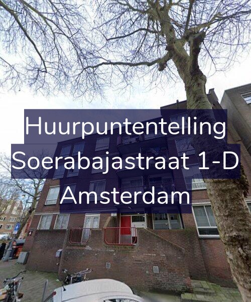 Foto gevel Huurpuntentelling voor Soerabajastraat 1-D, Amsterdam