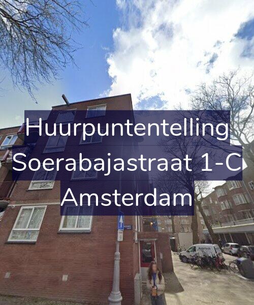 Foto gevel Huurpuntentelling voor Soerabajastraat 1-C, Amsterdam
