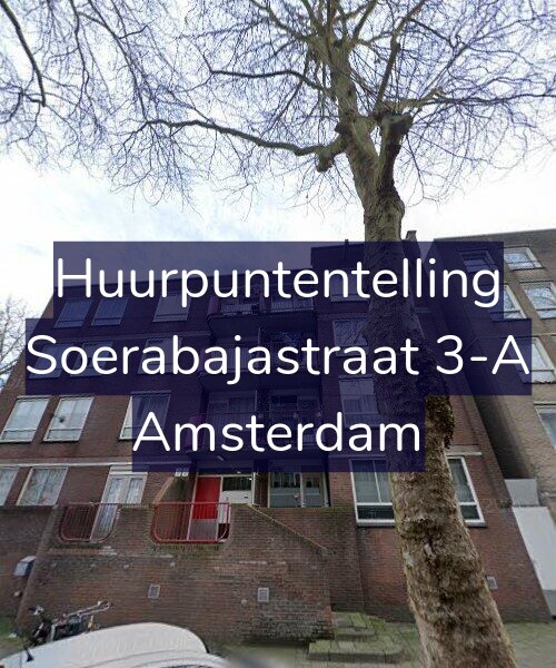 Foto gevel Huurpuntentelling voor Soerabajastraat 3-A, Amsterdam