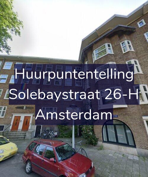 Foto gevel Huurpuntentelling voor Solebaystraat 26-H, Amsterdam