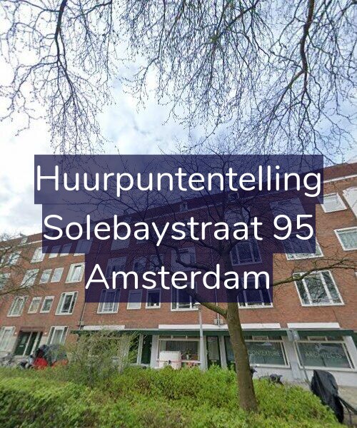 Foto gevel Huurpuntentelling voor Solebaystraat 95, Amsterdam