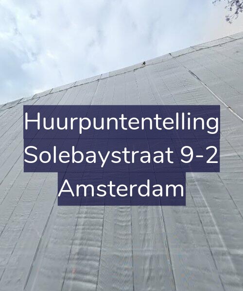 Foto gevel Huurpuntentelling voor Solebaystraat 9-2, Amsterdam