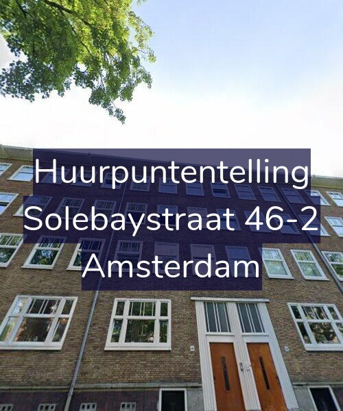 Foto gevel Huurpuntentelling voor Solebaystraat 46-2, Amsterdam