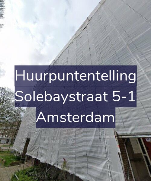 Foto gevel Huurpuntentelling voor Solebaystraat 5-1, Amsterdam