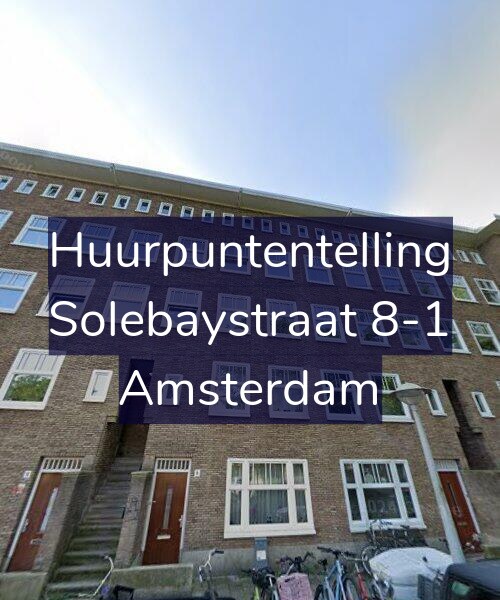 Foto gevel Huurpuntentelling voor Solebaystraat 8-1, Amsterdam