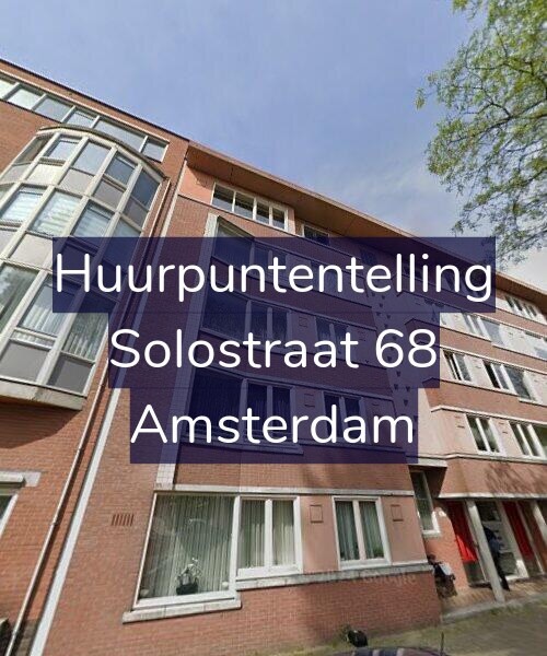 Foto gevel Huurpuntentelling voor Solostraat 68, Amsterdam