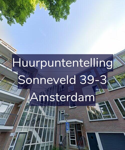 Foto gevel Huurpuntentelling voor Sonneveld 39-3, Amsterdam