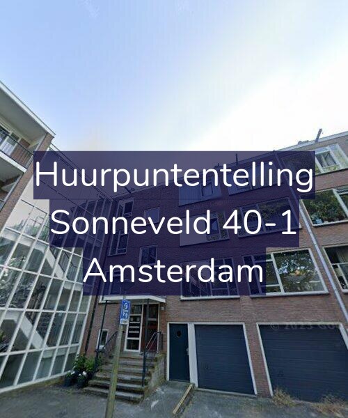 Foto gevel Huurpuntentelling voor Sonneveld 40-1, Amsterdam