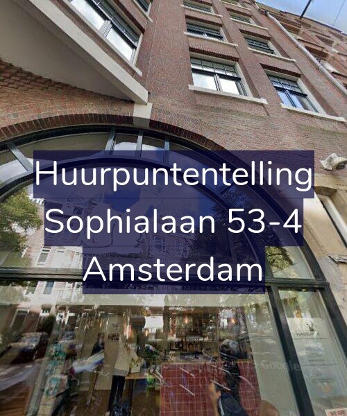 Foto gevel Huurpuntentelling voor Sophialaan 53-4, Amsterdam