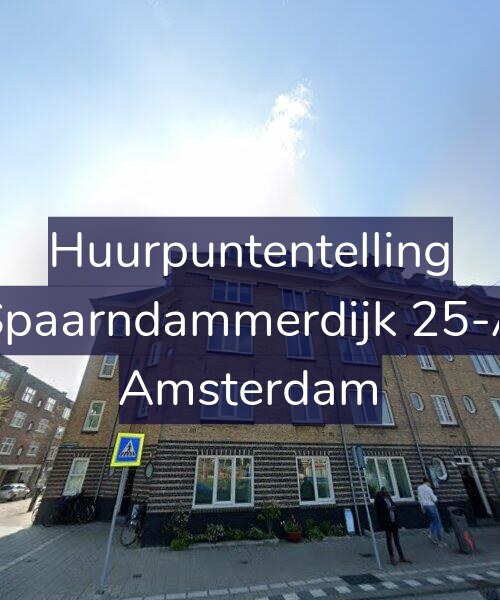Foto gevel Huurpuntentelling voor Spaarndammerdijk 25-A, Amsterdam