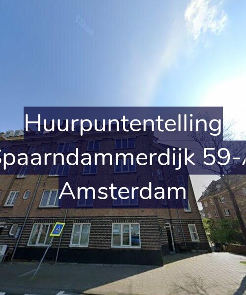 Foto gevel Huurpuntentelling voor Spaarndammerdijk 59-A, Amsterdam