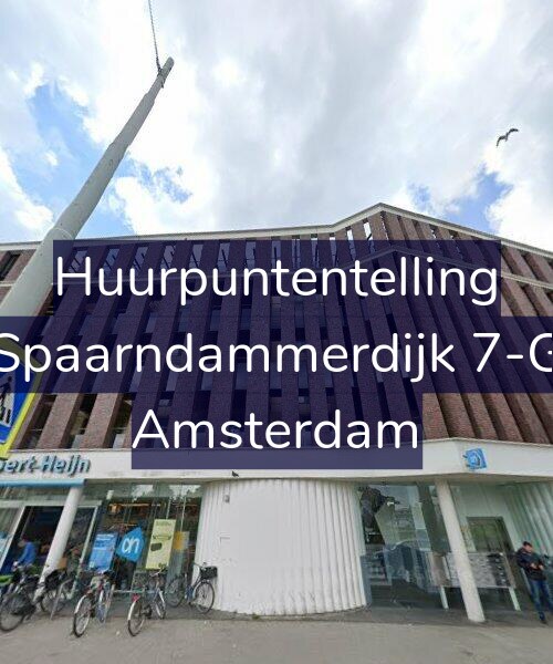 Foto gevel Huurpuntentelling voor Spaarndammerdijk 7-G, Amsterdam