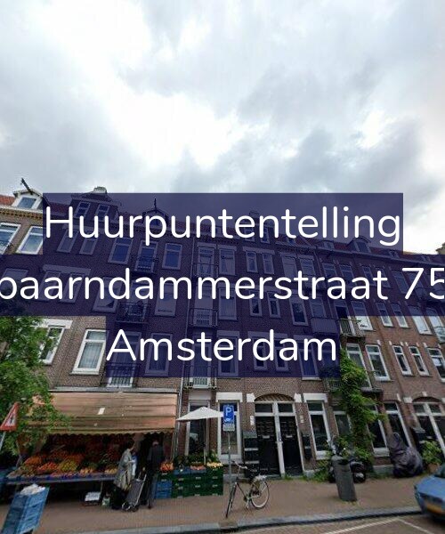 Foto gevel Huurpuntentelling voor Spaarndammerstraat 754, Amsterdam