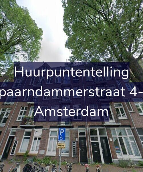 Foto gevel Huurpuntentelling voor Spaarndammerstraat 4-A, Amsterdam