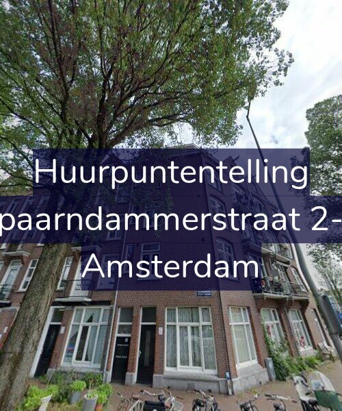 Foto gevel Huurpuntentelling voor Spaarndammerstraat 2-B, Amsterdam