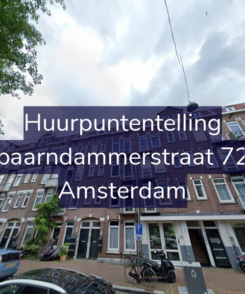 Foto gevel Huurpuntentelling voor Spaarndammerstraat 724, Amsterdam